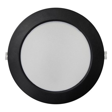 LED infälld belysning CIRCLE LED/18W/230V 4000K diameter 22 cm svart