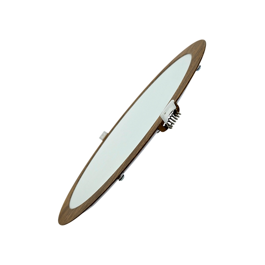 LED infälld belysning CIRCLE LED/24W/230V 4200K diameter 29,6 cm brun