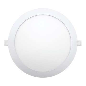 LED infälld belysning CIRCLE LED/24W/230V 6500K diameter 30 cm vit