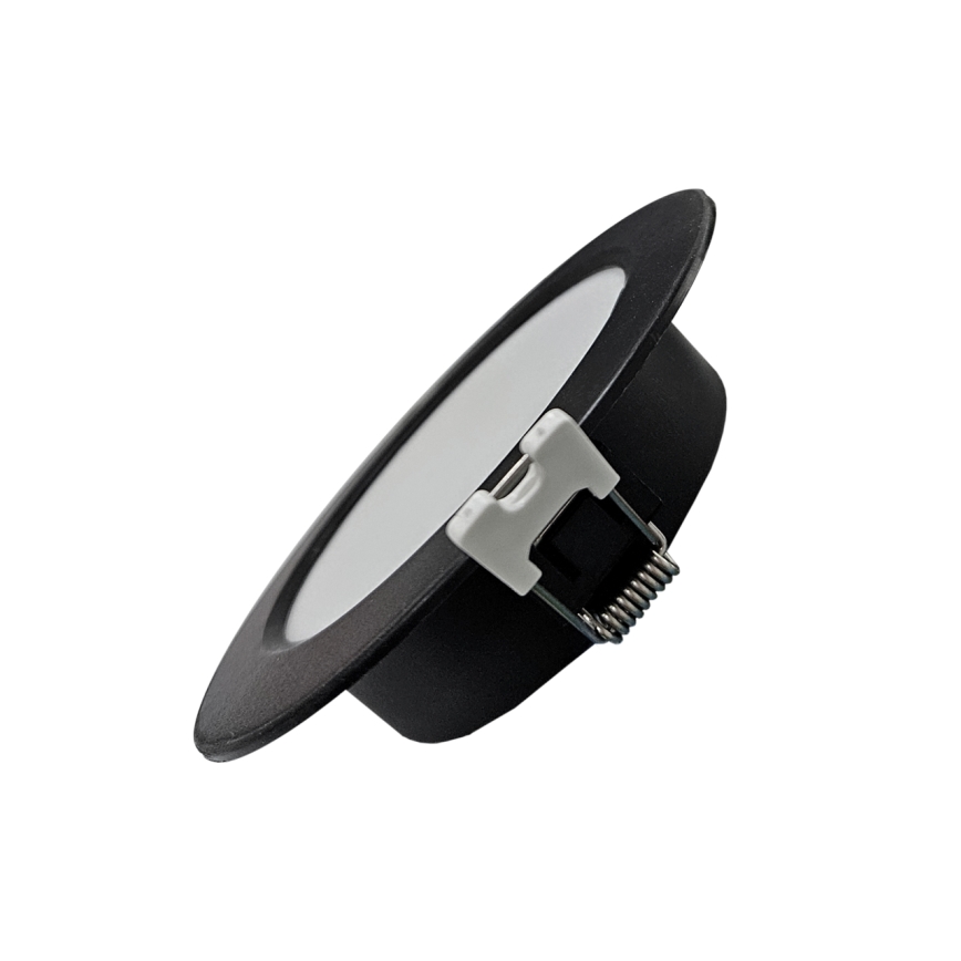 LED infälld belysning CIRCLE LED/6W/230V 4000K diameter 12 cm svart