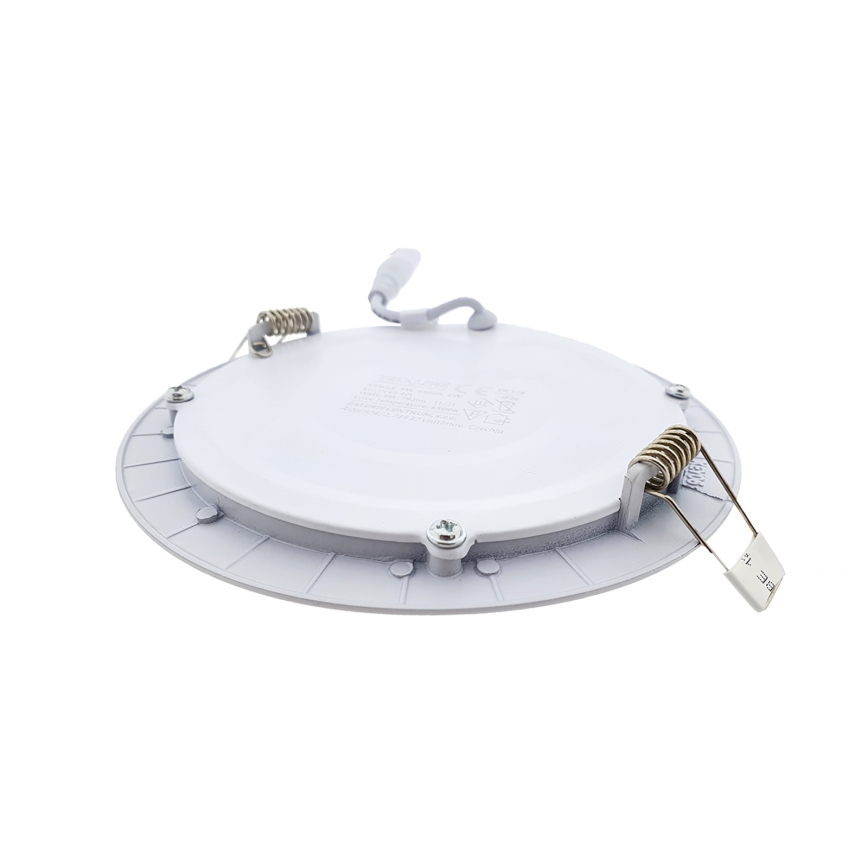 LED infälld belysning CIRCLE LED/9W/230V 6500K diameter 14,5 cm vit