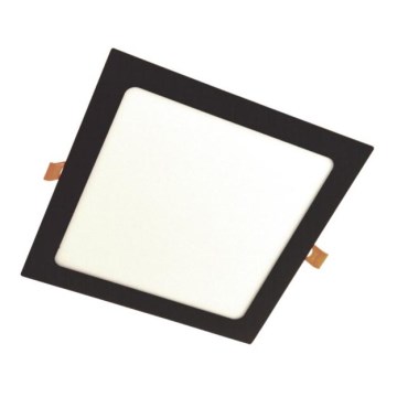 LED infälld belysning GERE LED/18W/230V 4500K svart