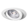 LED infälld belysning LED/18W/230V 3000K diameter 11,5 cm vit