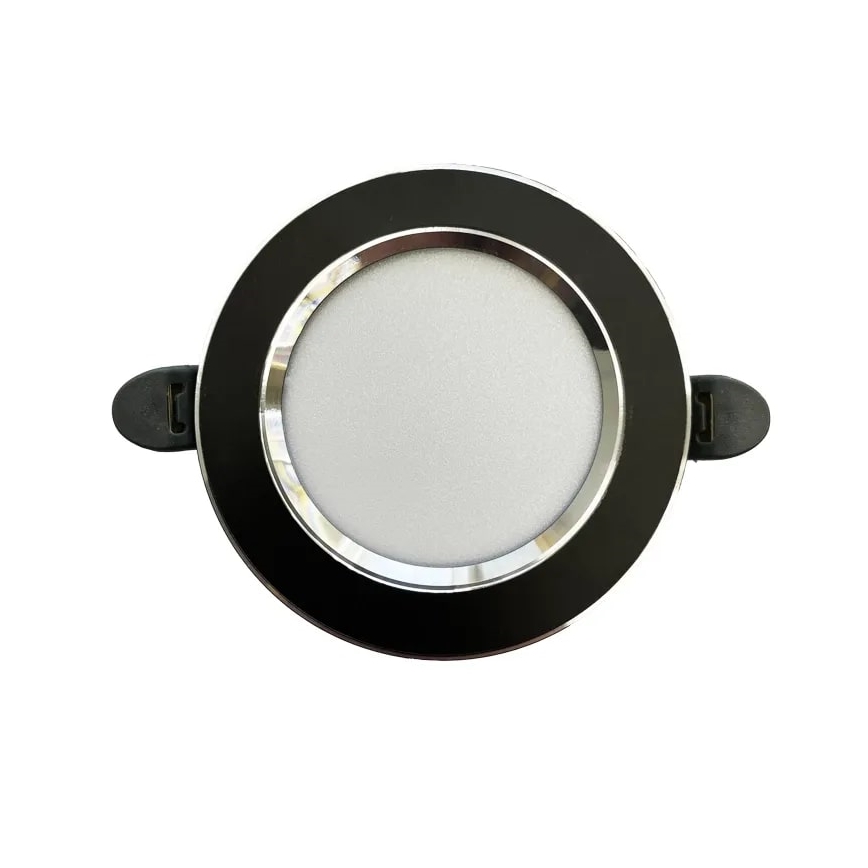 LED infälld belysning LED/7,5W/230V 4000K svart/silver
