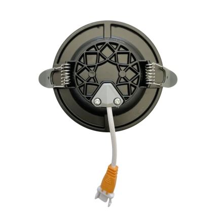 LED infälld belysning LED/7,5W/230V 4000K svart/silver