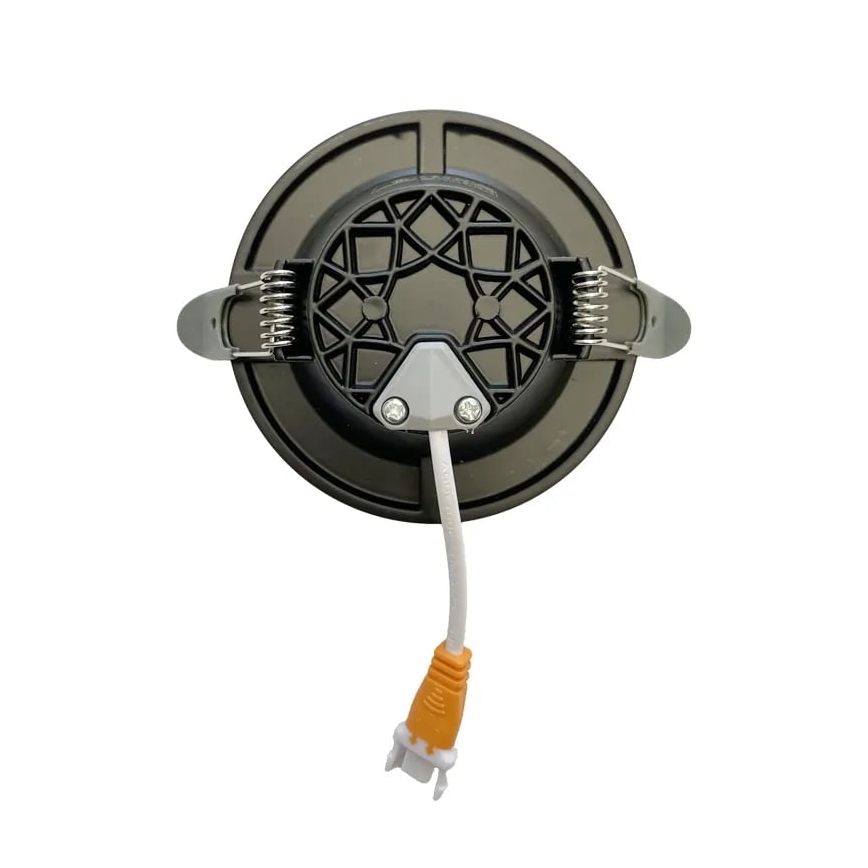 LED infälld belysning LED/7,5W/230V 4000K svart/silver