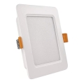 LED infälld belysning  LED/9W/230V 12x12 cm vit