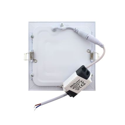 LED infälld belysning QTEC LED/12W/230V 2700K 16,8x16,8 cm