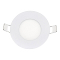 LED infälld belysning QTEC LED/3W/230V 4200K diameter 8,3 cm