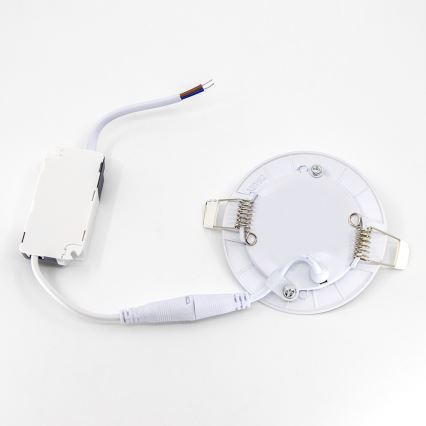 LED infälld belysning QTEC LED/3W/230V 4200K diameter 8,3 cm