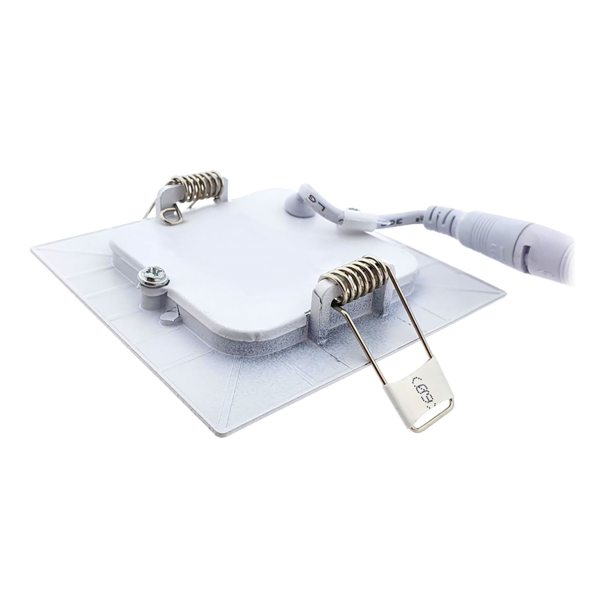 LED infälld belysning QTEC LED/3W/230V 6500K 8,3x8,3 cm