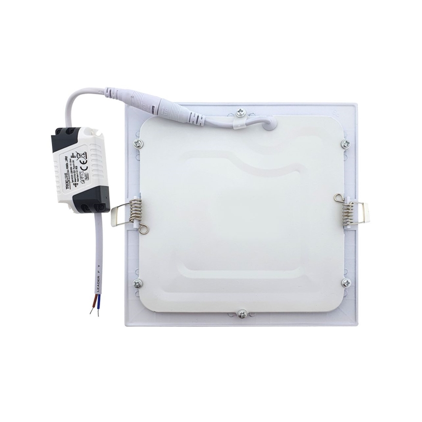 LED infälld belysning QTEC LED/9W/230V 6500K 14,6x14,6 cm
