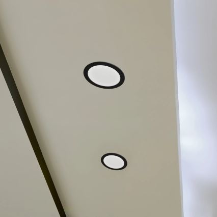 LED infälld belysning RIGEL LED/14W/230V 4000K diameter 22 cm svart