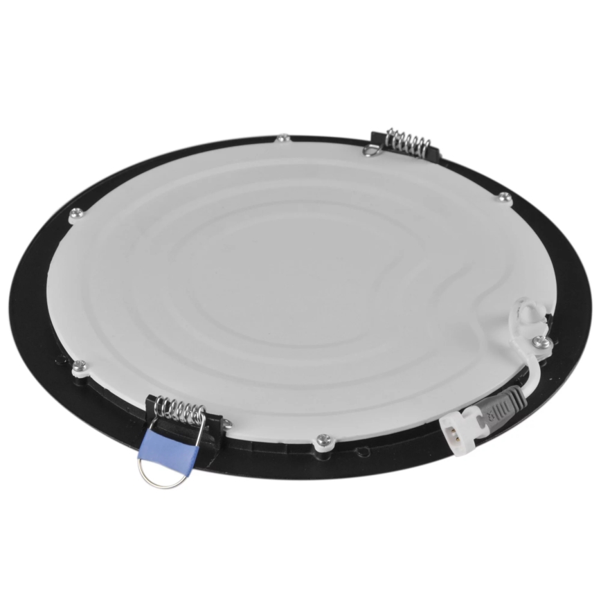 LED infälld belysning RIGEL LED/14W/230V 4000K diameter 22 cm svart