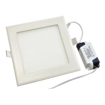 LED infälld belysning RIKI-V LED/12W/230V 175x175 mm IP40
