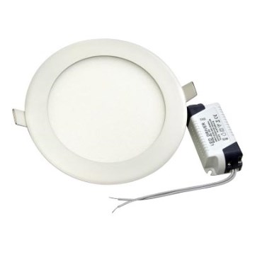 LED infälld belysning RIKI-V LED/12W/230V pr.175 mm IP40