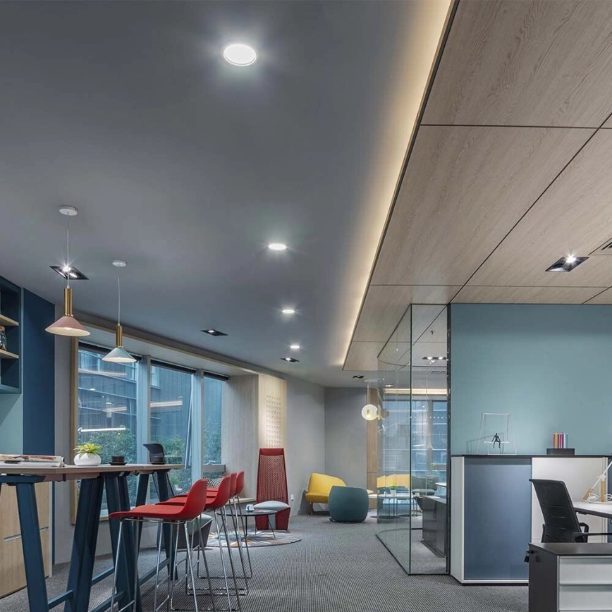 LED infälld belysning SAMSUNG CHIP LED/6W/230V 4000K diameter 12 cm vit