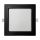 LED infälld belysning SQUARE LED/12W/230V 4000K 17x17 cm svart