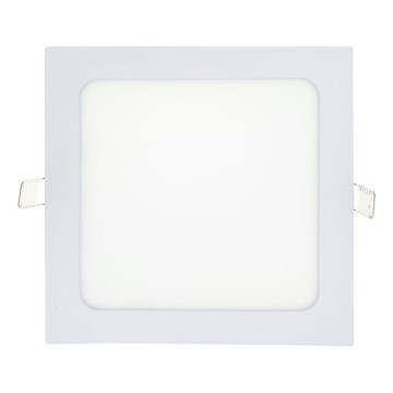 LED infälld belysning SQUARE LED/15W/230V 4200K 18,8x18,8 cm vit
