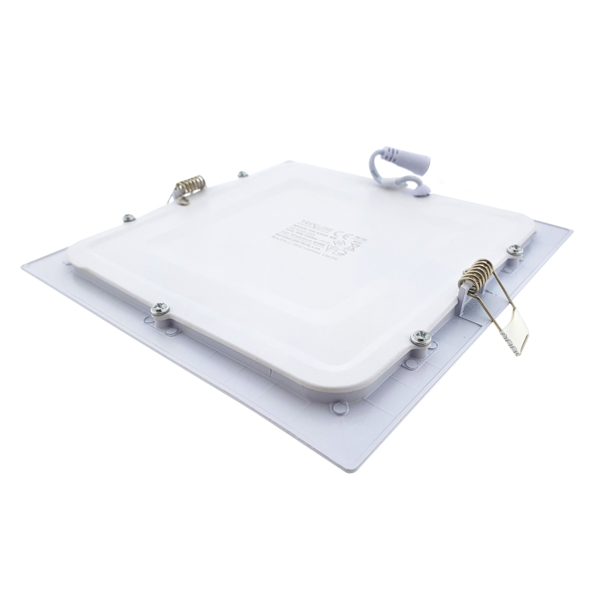 LED infälld belysning SQUARE LED/15W/230V 4200K 18,8x18,8 cm vit