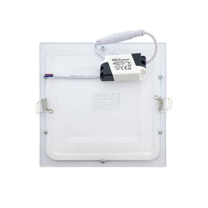 LED infälld belysning SQUARE LED/15W/230V 6500K 18,8x18,8 cm vit