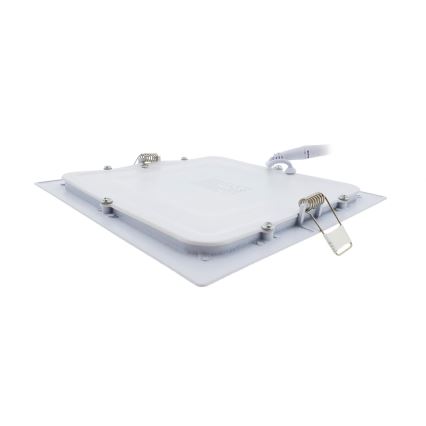 LED infälld belysning SQUARE LED/15W/230V 6500K 18,8x18,8 cm vit