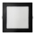 LED infälld belysning SQUARE LED/18W/230V 4000K 22x22 cm svart