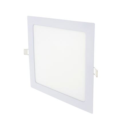 LED infälld belysning SQUARE LED/18W/230V 6500K 22x22 cm vit