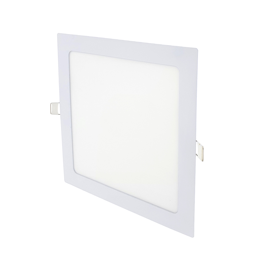 LED infälld belysning SQUARE LED/18W/230V 6500K 22x22 cm vit
