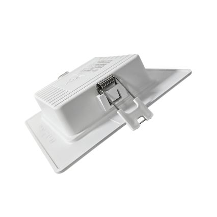 LED infälld belysning SQUARE LED/6W/230V 4000K 12x12 cm vit