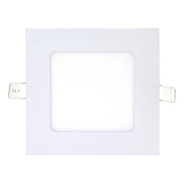 LED infälld belysning SQUARE LED/6W/230V 6500K 11,8x11,8 cm vit