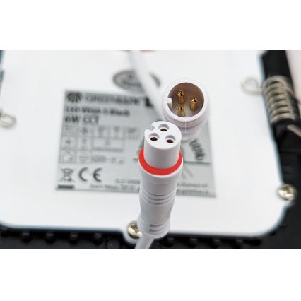 LED infälld belysning VEGA LED/12W/230V 2900/3900/5800K diameter 17,5 cm svart