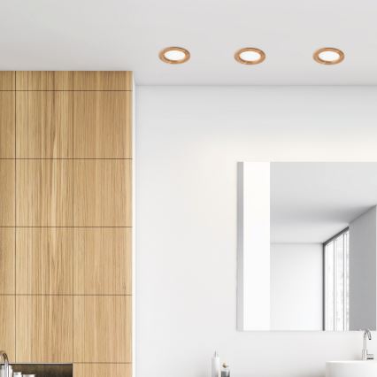 LED infälld belysning WOODY SPOT LED/12,5W/230V 3000K ek ø 16 cm