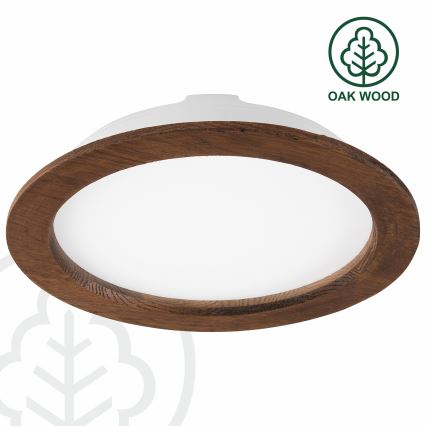LED infälld belysning WOODY SPOT LED/23,5W/230V 4000K körsbär ø 23,5 cm