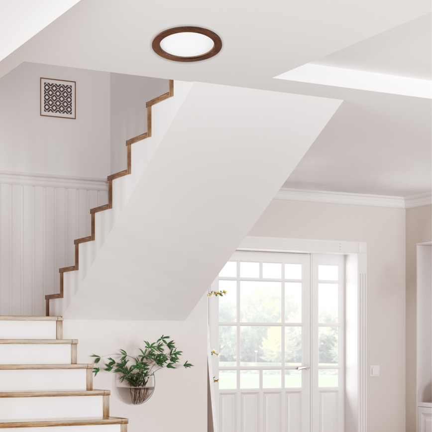 LED infälld belysning WOODY SPOT LED/23,5W/230V 4000K körsbär ø 23,5 cm