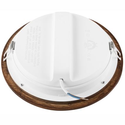 LED infälld belysning WOODY SPOT LED/23,5W/230V 4000K körsbär ø 23,5 cm