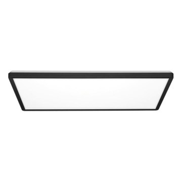 LED Infälld panel NIVERA LED/32W/230V IP54 3000/4000/6000K 29,5x59,5 cm svart