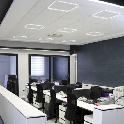 LED Infälld ram LED/40W/230V