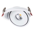 LED infälld spotlight LED/12W/230V 3000/4000/6400K Ø 12 cm vit