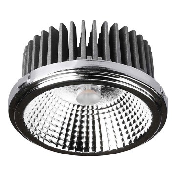 LED Infälld spotlight LED/20W/230V 4000K 40°/20° diameter 11 cm skinande krom