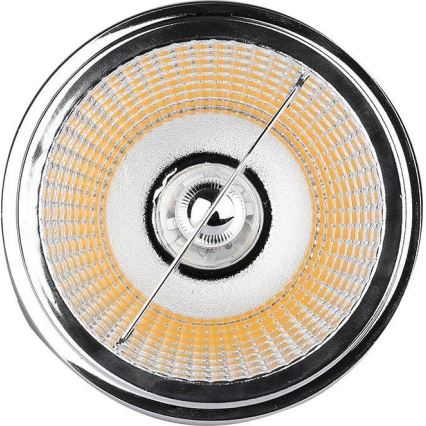 LED Infälld spotlight LED/20W/230V 6400K 40°/20° diameter 11 cm skinande krom