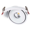 LED infälld spotlight LED/28W/230V 3000/4000/6400K Ø 20 cm vit