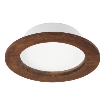 LED infälld spotlight WOODY SPOT LED/12,5W/230V 3000K körsbär ? 16 cm