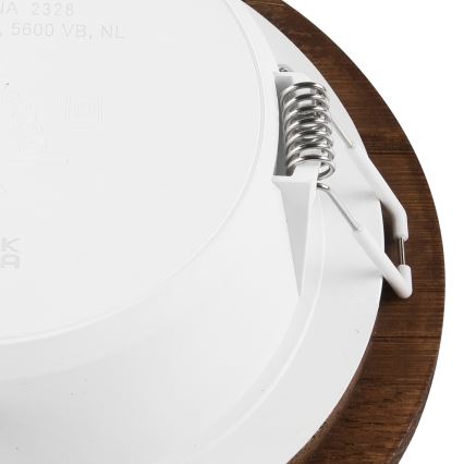 LED infälld spotlight WOODY SPOT LED/12,5W/230V 4000K körsbär ? 16 cm