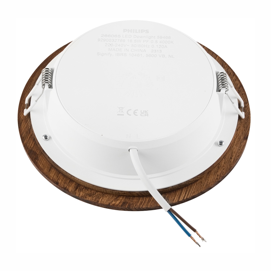 LED infälld spotlight WOODY SPOT LED/16,5W/230V 4000K körsbär ? 18,5 cm