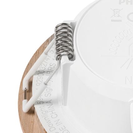 LED infälld takspot WOODY SPOT LED/5,5W/230V 4000K ek Ø 10 cm