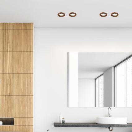 LED infälld takspot WOODY SPOT LED/5,5W/230V 4000K körsbär ? 10 cm