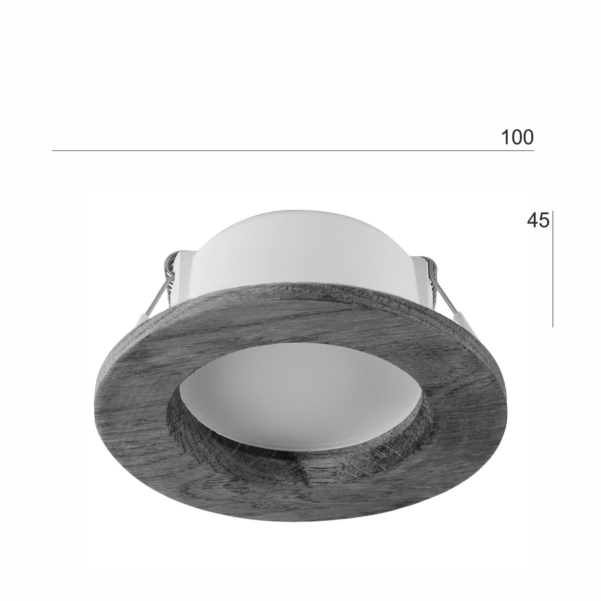 LED infälld takspot WOODY SPOT LED/5,5W/230V 4000K körsbär ? 10 cm