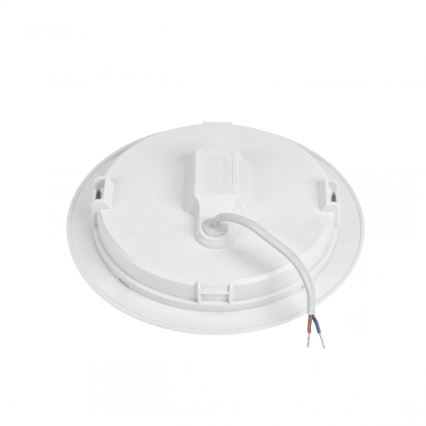LED-infälld takarmatur ALGINE 2 i 1, 12 W, 230 V, 4000 K, vit