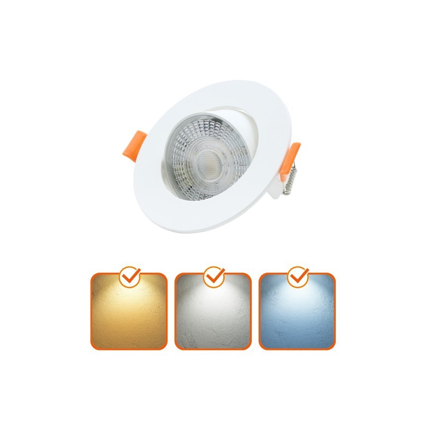 LED infälld takarmatur BRINO LED/3/5/7W/230V 3000/4000/6500K vit